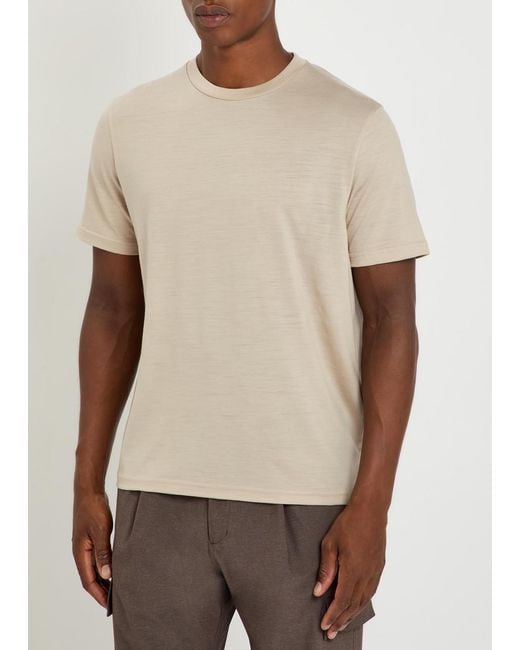 Herno Natural Wool-Jersey T-Shirt for men