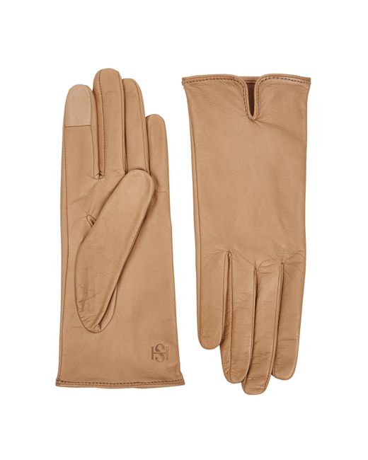 Handsome Stockholm Natural Essentials Leather Gloves