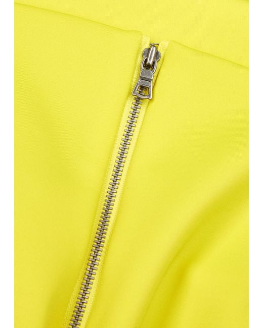 Alice + Olivia Yellow Rmp Bootcut Stretch-Jersey Trousers