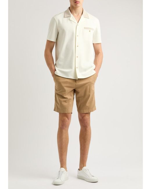 Boss Natural Slice Stretch-Cotton Shorts for men