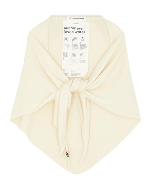 Extreme Cashmere Natural N°150 Witch Cashmere-blend Scarf
