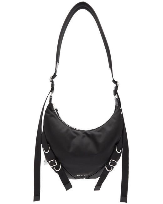 Givenchy Black Voyou Nylon Cross-body Bag for men