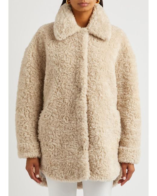 Jakke Natural Kelly Faux Fur Coat