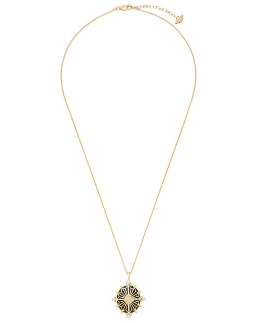 Missoma Metallic X Harris Reed Ornate Locket 18kt -plated Necklace