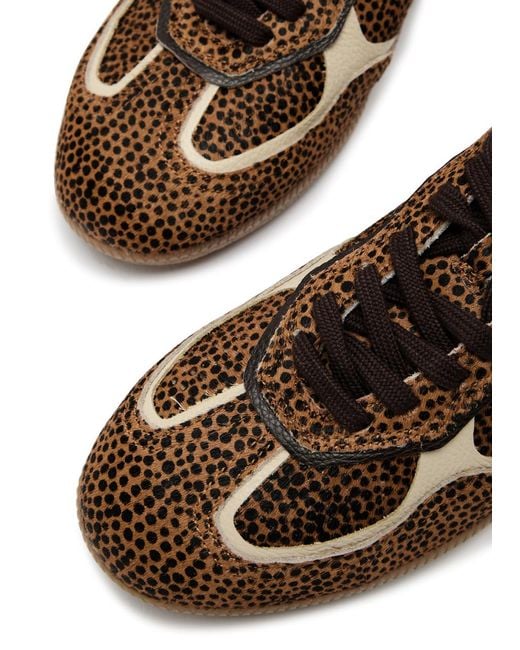 Alohas Tb.490 Rife-Print Calf Hair Sneakers in Brown | Lyst UK