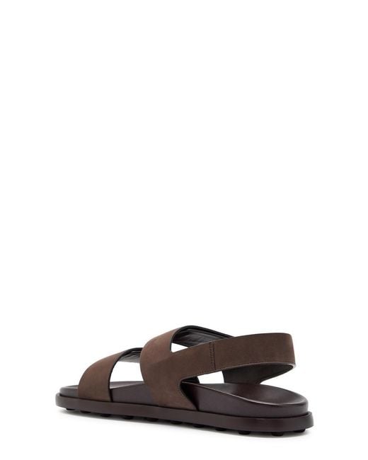 Tod's White Nubuck Sandals