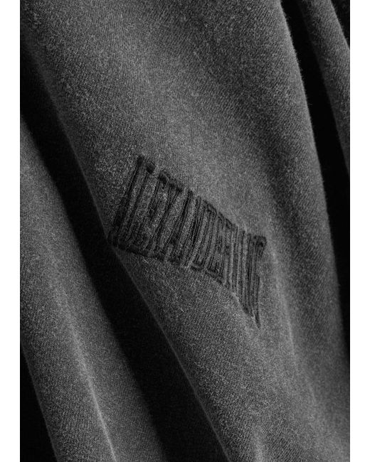 T By Alexander Wang Gray Prestyled T-Shirt Cotton Mini Dress