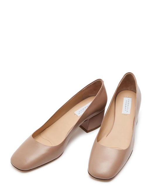 Gabriela Hearst Brown Agathe 40 Leather Pumps