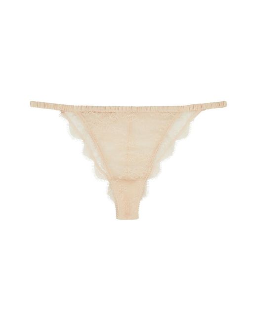 LoveStories White Charlotte Lace Thong