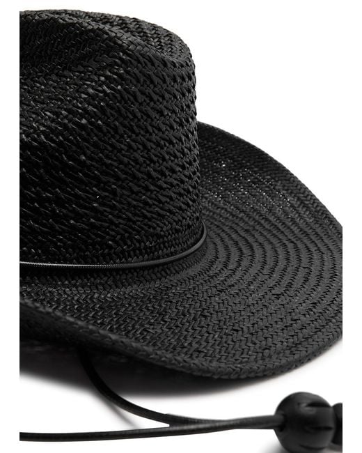 Lack of Color Black The Outlaw Ii Straw Cowboy Hat