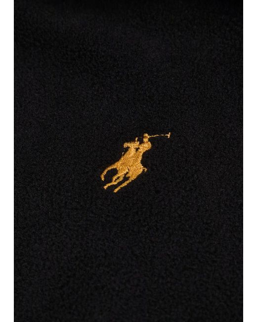 Polo Ralph Lauren Black Logo Cable-Knit Wool And Cashmere-Blend Jumper for men
