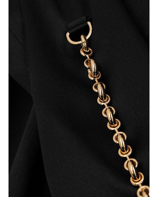 Loewe Black Chain-embellished Silk Shirt