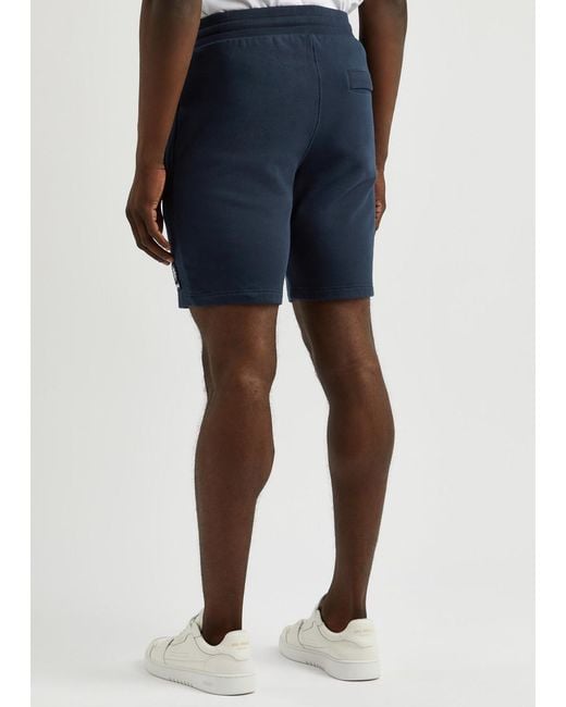Sandbanks Blue Logo Stretch-Cotton Shorts for men