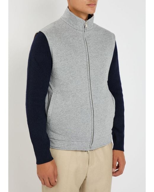 Aurélien Natural Resort Reversible Shell And Cotton-Blend Gilet for men