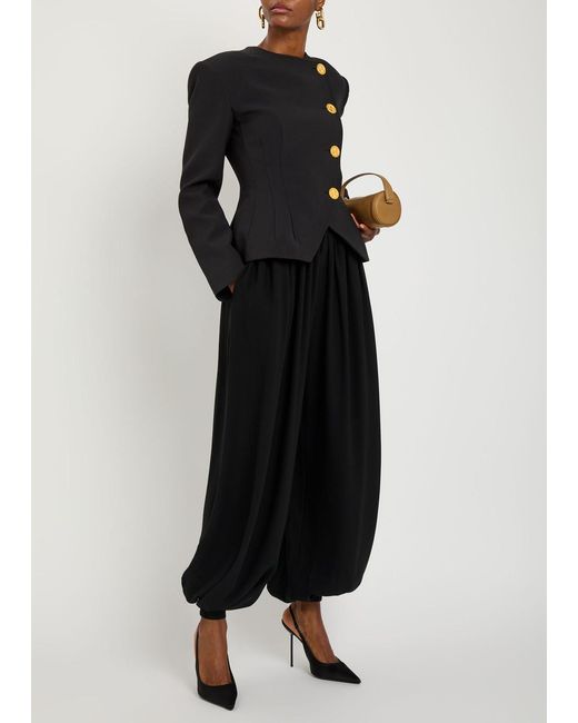 Ronny Kobo Black Dickens Crepe Trousers