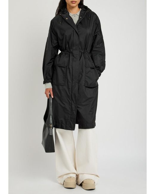 Moncler Black Hiengos Nylon Parka