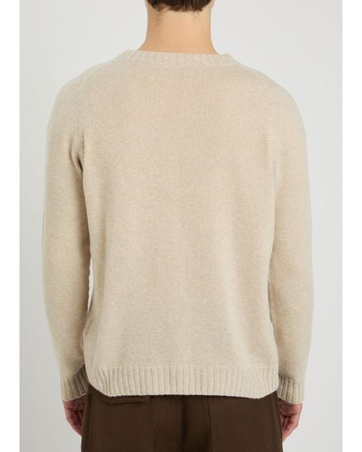 John Smedley Natural Norfolk Cashmere And Wool-Blend Jumper for men