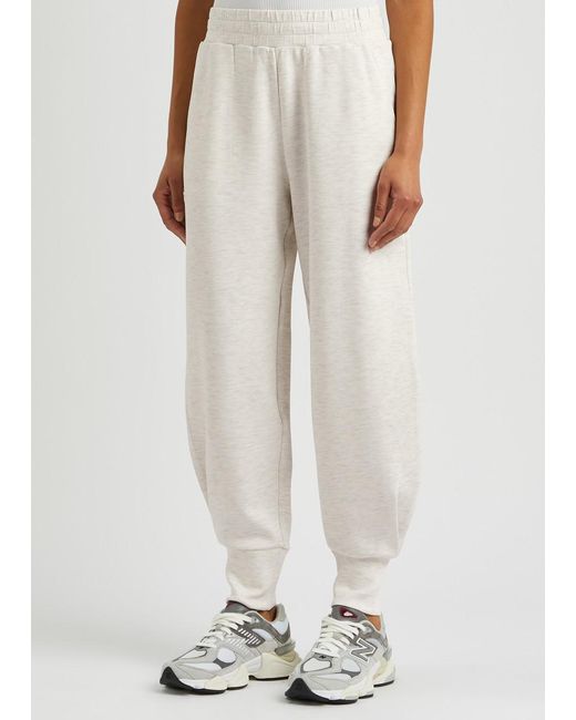 Varley White The Relaxed Pant Stretch-jersey Sweatpants