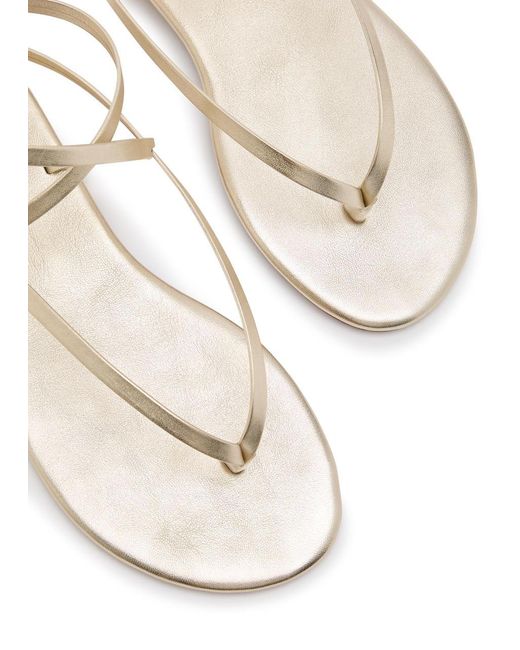 Ancient Greek Sandals White Kallisti Leather Sandals