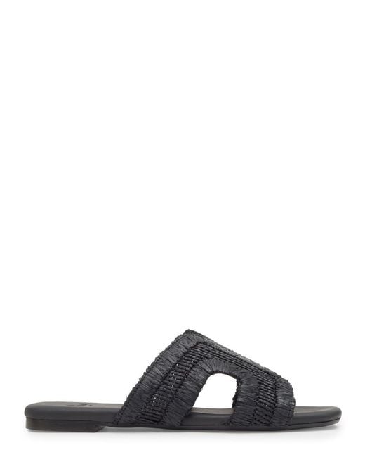 Castaner Black Philipa Raffia Sandals