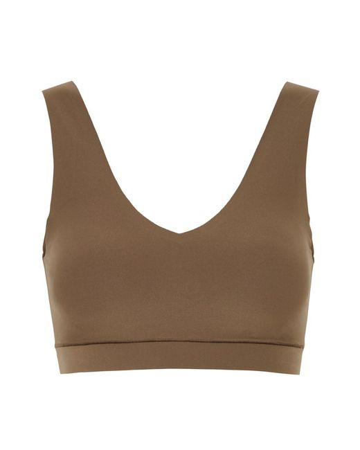 Chantelle Brown Soft Stretch Padded Soft-Cup Bra