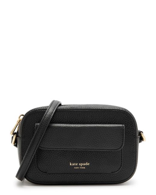 Kate Spade Black Ava Leather Cross-body Bag