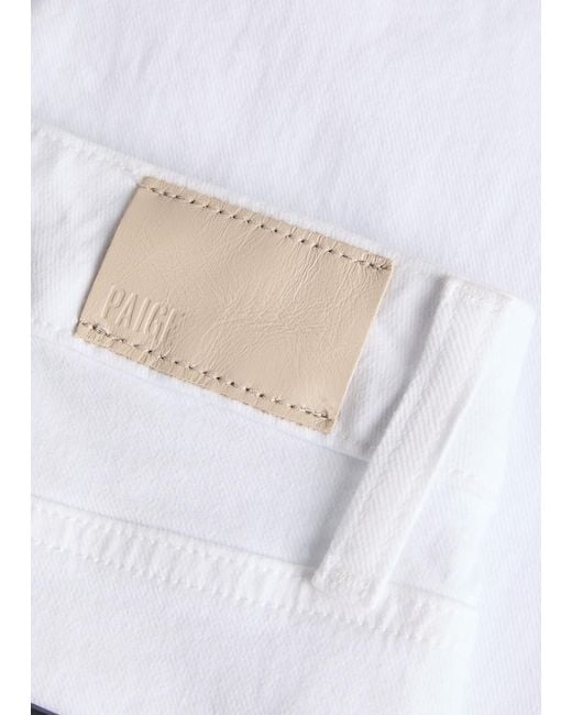 PAIGE White Sofia Flared-Leg Jeans