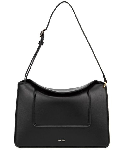Wandler Penelope Black Leather Shoulder Bag | Lyst
