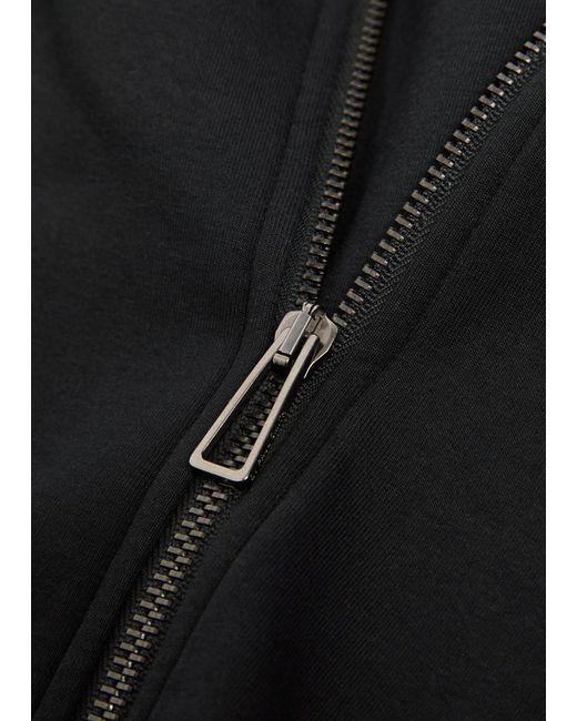 Paul Smith Black High-Neck Cotton-Blend Sweatshirt for men