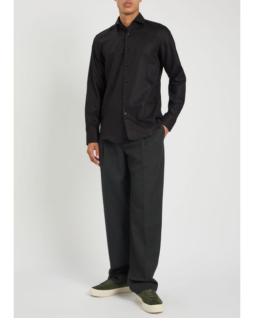 Boss Black Textured Woven Shirt for men