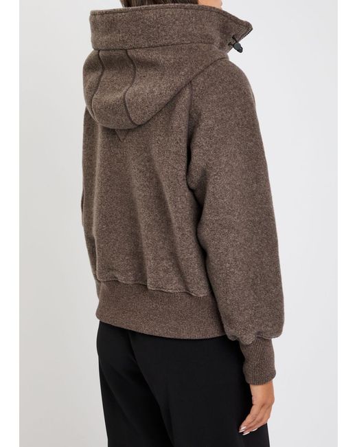 Canada Goose Brown Chilliwack Hooded Wool-Blend Jacket