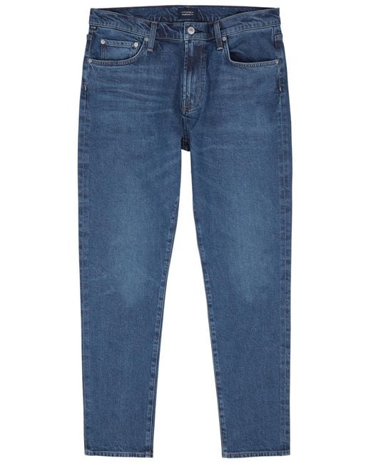 Citizens of Humanity Blue London Slim Tapered-leg Jeans for men