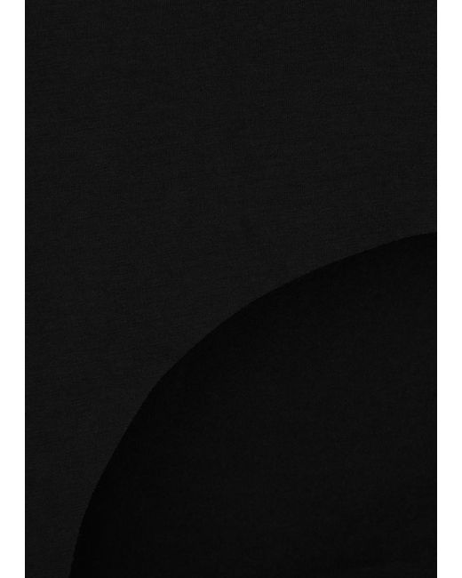 Wolford Black Contour Stretch-cotton Briefs
