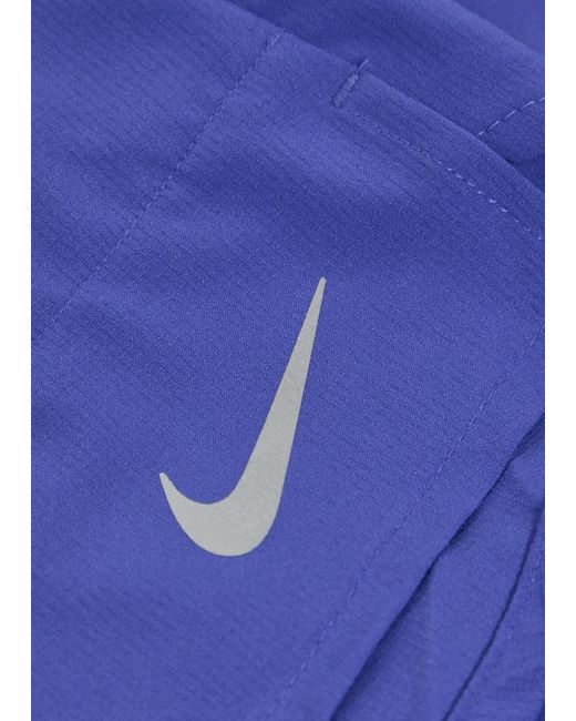 Nike Blue Dri-Fit 5" Jersey Shorts for men