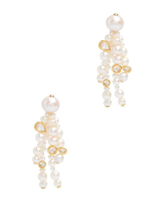 Completedworks White The Bay Of Thoughts Drop Earrings