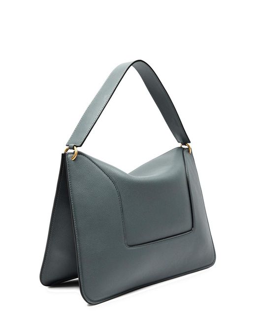 Wandler Gray Penelope Leather Shoulder Bag