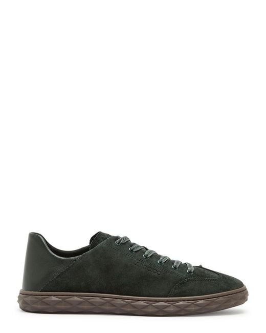 Jimmy Choo Black Diamond Flex Suede Sneakers for men