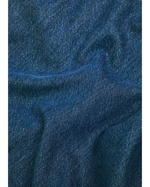 Reformation Blue Avielle Mini Dress