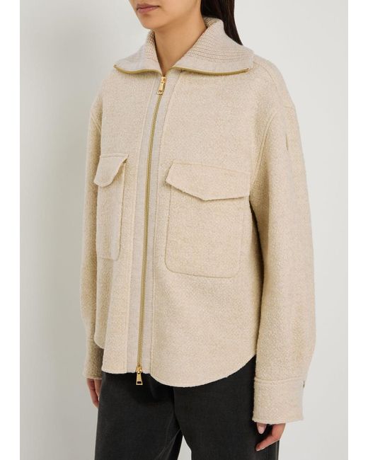 Moncler Natural Bouclé Jacket