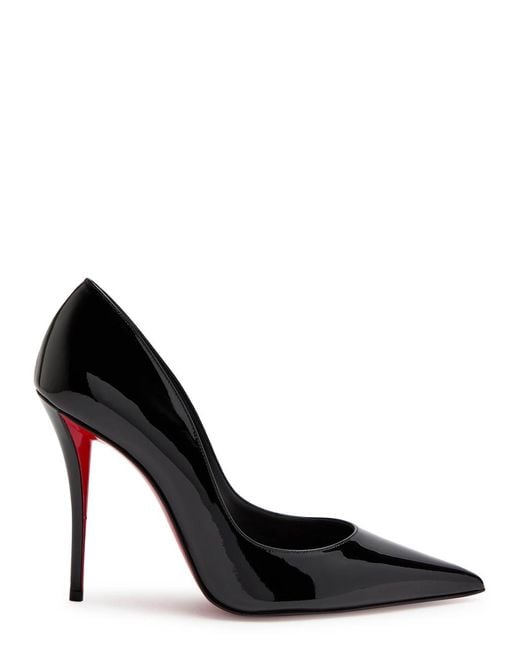 Christian Louboutin Black Miss Z 100 Patent Leather Pumps