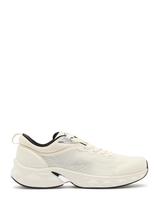 Jimmy Choo White Diamond Run Mesh Sneakers for men