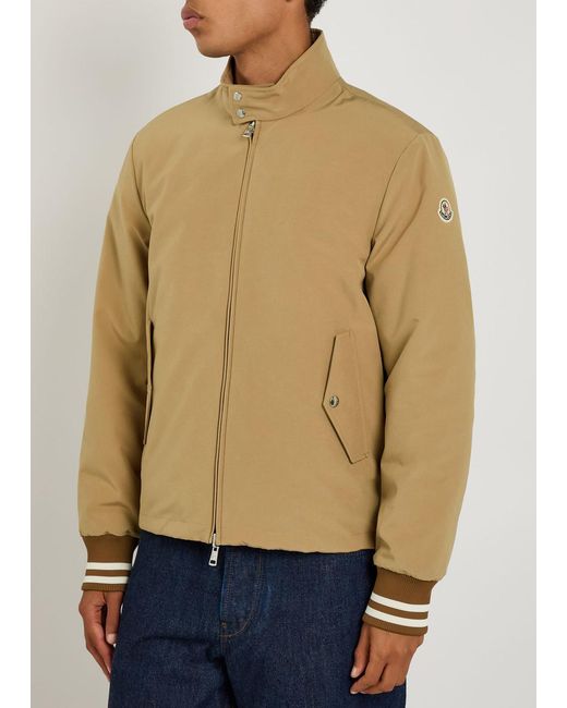 Moncler Natural Reversible Padded Woven Bomber Jacket for men