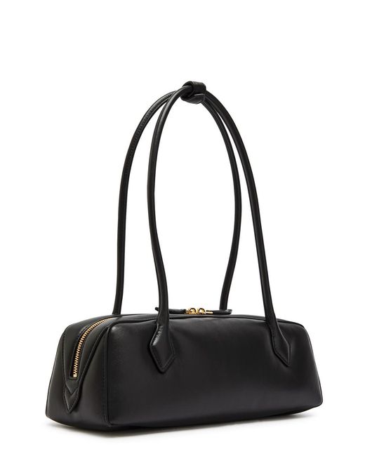 Alaïa Black Le Teckel Medium Grained Leather Shoulder Bag