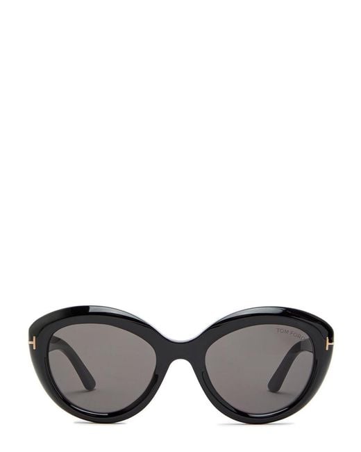 Tom Ford Black Cat-Eye Sunglasses