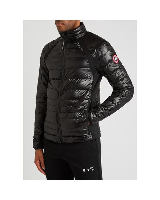 Canada Goose Black Hybridge Lite Quilted Shell Jacket , Designer Shell Jacket for men