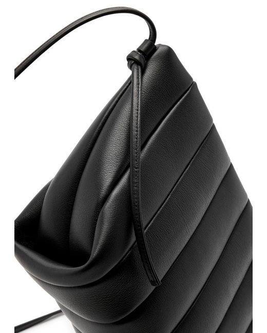 Maeden Black Boulevard Quilted Leather Shoulder Bag