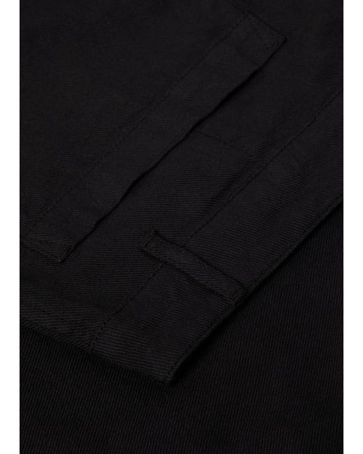 YMC Blue Deadbeat Wide-Leg Stretch-Cotton Trousers for men