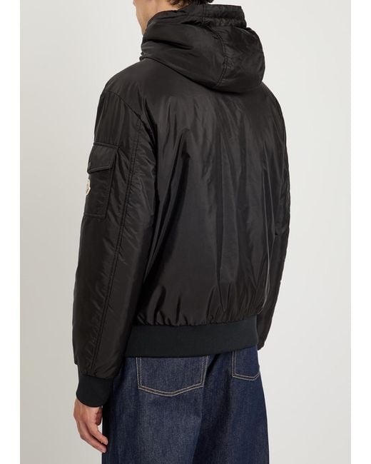 Moncler Black Poiliot Quilted Shell Jacket for men