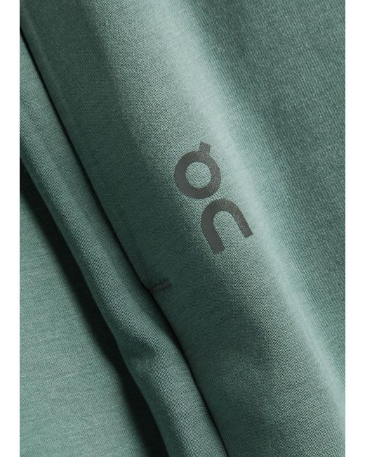On Shoes Green Focus Tech Cott-Blend Sweatpants