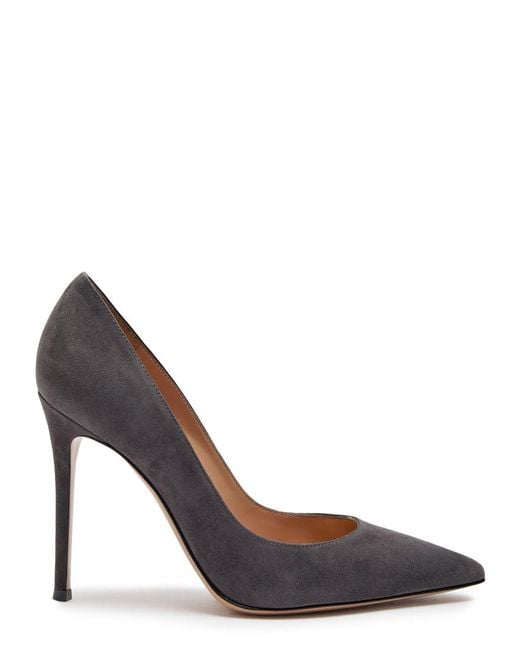 Gianvito Rossi Brown Gianvito 105 Suede Pumps